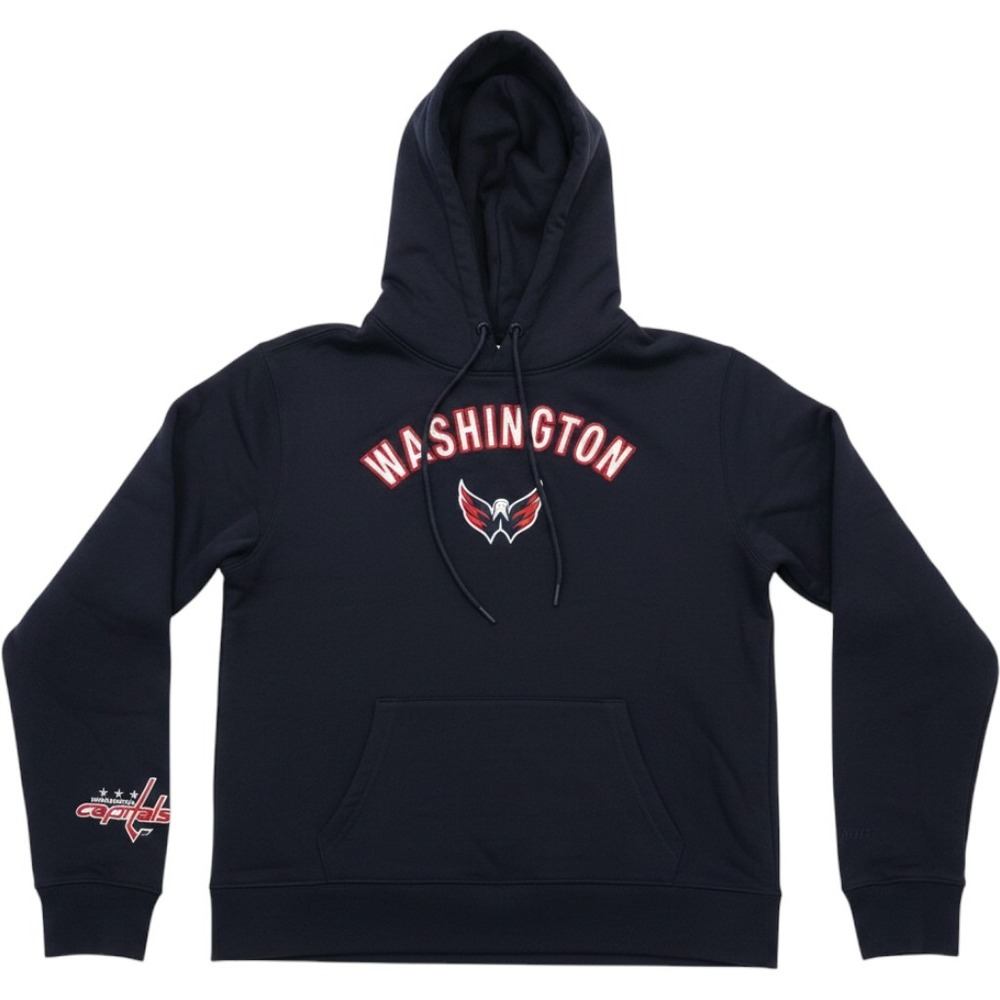 Pro Standard Washington Capitals Hoodie Mens Small Navy NEW NHL Chenille Patches